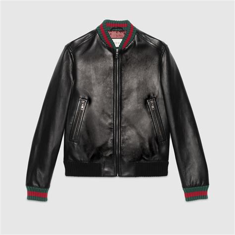 gucci white jacket womens|Gucci leather jackets for men.